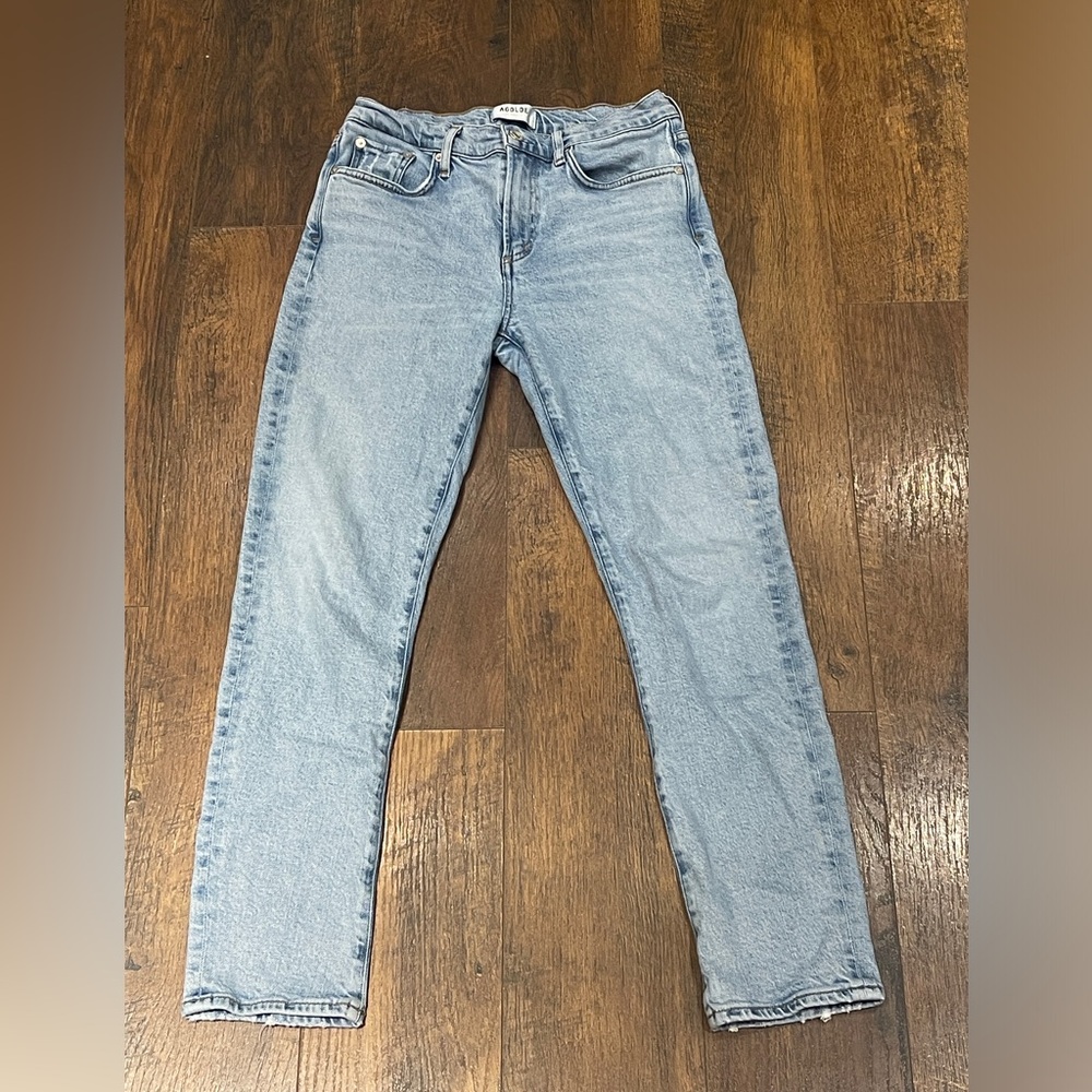 Agolde Toni High-Rise Skinny Jeans in Daylight Size 27